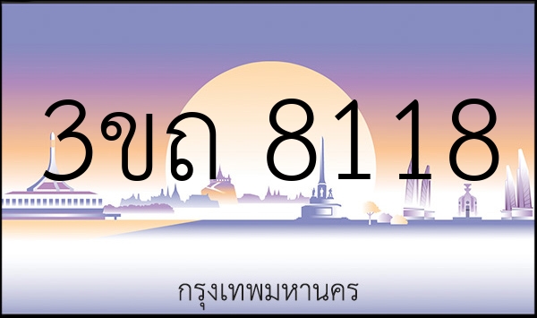 3ขถ 8118